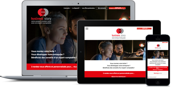Coheractio Agence Web Paris - Conception site Internet responsive pour l'Ordre des Experts Comptables